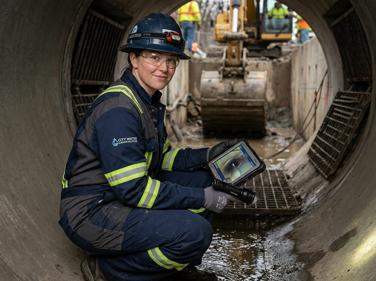 Sewer Line Inspection & Replacement in Wharton